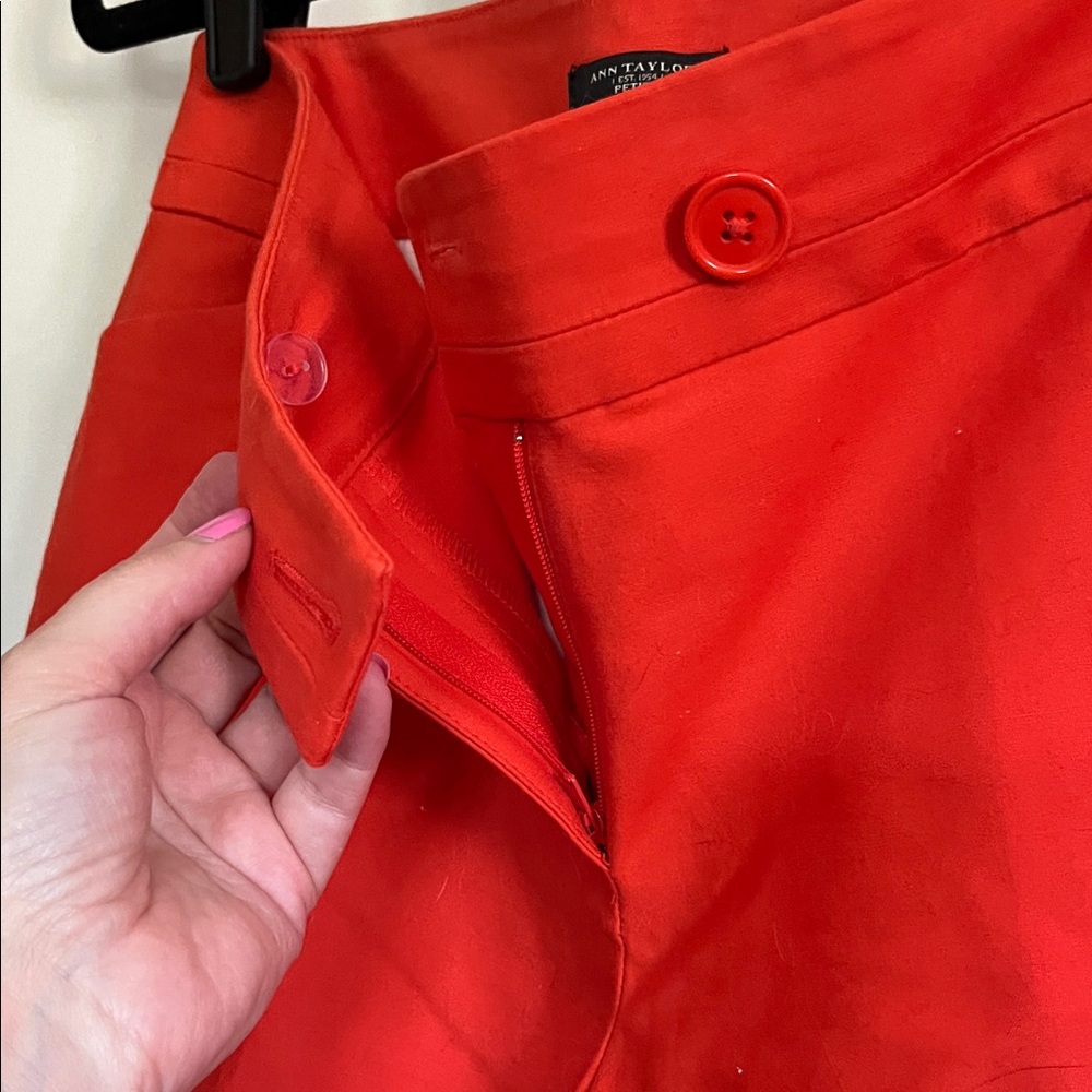 EUC | 10P | Red Cropped Pants - Picture 3 of 5